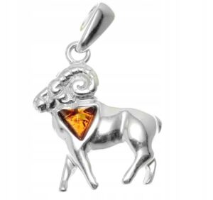 BARAN znak zodiaku srerbrny wisiorek