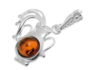 Wodnik znak zodiaku srebrny wisiorek LG55