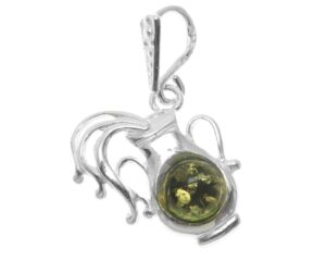 Wodnik znak zodiaku srebrny wisiorek LG5